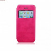 Husa Flip S-View window Apple iPhone 5 /5S Pink