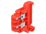 Conector de &Icirc;mbinare Șine Roșu 0,5-4mm&sup2; 2 Borne TS35
