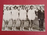 Foto de colectie-Echipa de Tenis a ROMANIEI(autografe Originale:Ion TIRIAC, Sever DRON,MARMUREANU, Ilie Nastase)