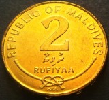 Cumpara ieftin Moneda exotica 2 RUFIYAA - I-le MALDIVE, anul 2007 *cod 2920 = UNC