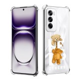 Husa antisoc pentru oppo reno12, airbag pro, clear, help others