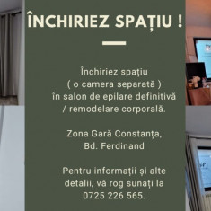 Închiriez spațiu în salon beauty