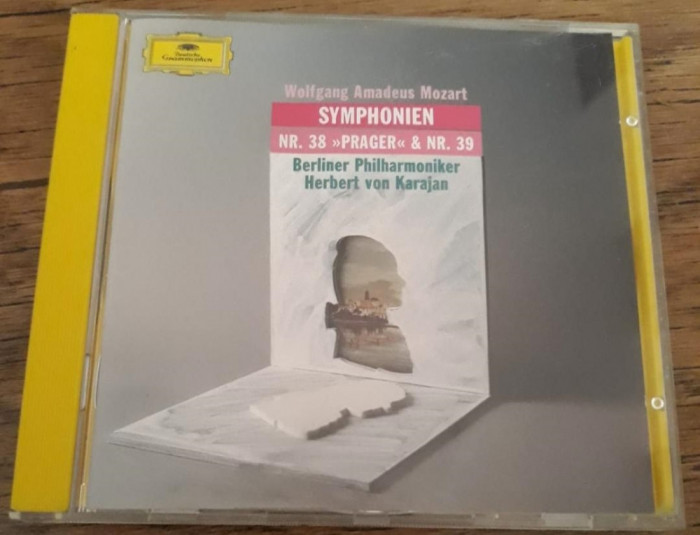 CD Mozart - Herbert Von Karajan &lrm;&ndash; Symphonien Nr. 38 -Prager &amp; Nr. 39