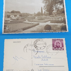 Carte Postala circulata anul 1939 Baile Felix - Parcul Bailor