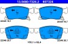 ATE 13.0460-7324.2 set placute frana,frana disc