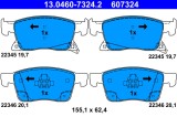 ATE 13.0460-7324.2 set placute frana,frana disc