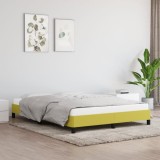 vidaXL Cadru de pat fără saltea, verde, 140x200 cm, textil