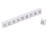 Marcaj alb PCV 4,5mm 250buc.