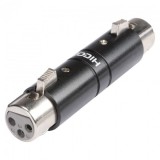 Adaptor XLR 3 pini la XLR 3 pini M-M, Hicon HI-X3X3-FF