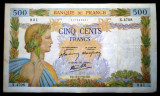 339 FRANTA WWII 500 FRANCS FRANCI 12.2.1942 SR. 931