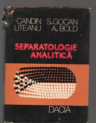 C9298 SEPARATOLOGIE ANALITICA - CANDIN LITEANU foto