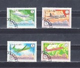 A12 S2 6 - Timbre foarte vechi - Afganistan - avioane, Aviatie, Stampilat
