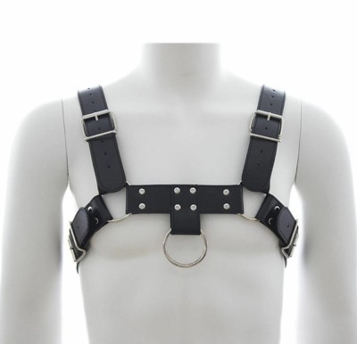 Ham O Ring Chest Buckle Negru foto