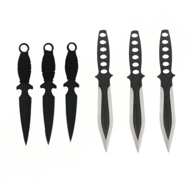 Set 3 cutite de aruncat Ballistic Blades si trei cutite de aruncat, Black Fury, DEPOX&amp;reg;, otel inoxidabil foto