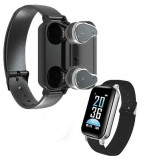 Bratara Fitness Cu Casti Wireless Bluetooth Monitor Ritm Cardiac Siegbert 999EL3010