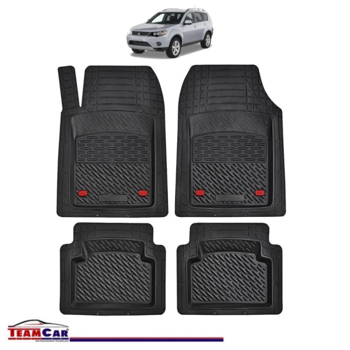 Covorașe Auto TeamCar&reg; Tip Tăviță Compatibile Mitsubishi Outlander II (2006&ndash;2012) - Suv