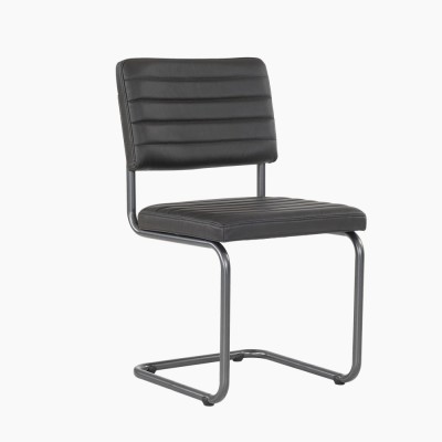 Scaun retro din piele ✔ model RALU A foto