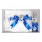 Trusou botez fundita albastra cu buline, cu ursulet Denikos&reg; 39