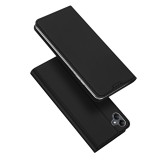 Husa flip samsung galaxy a05, dux ducis skin pro, smart pro magnet, negru