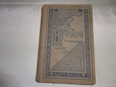 Batrinii-Emil Garleanu (carte veche an 1909-editia a II a ) foto
