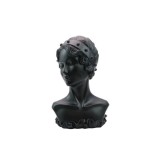 Bust din rasina de culoare neagra prezentare bijuterii WZ4589