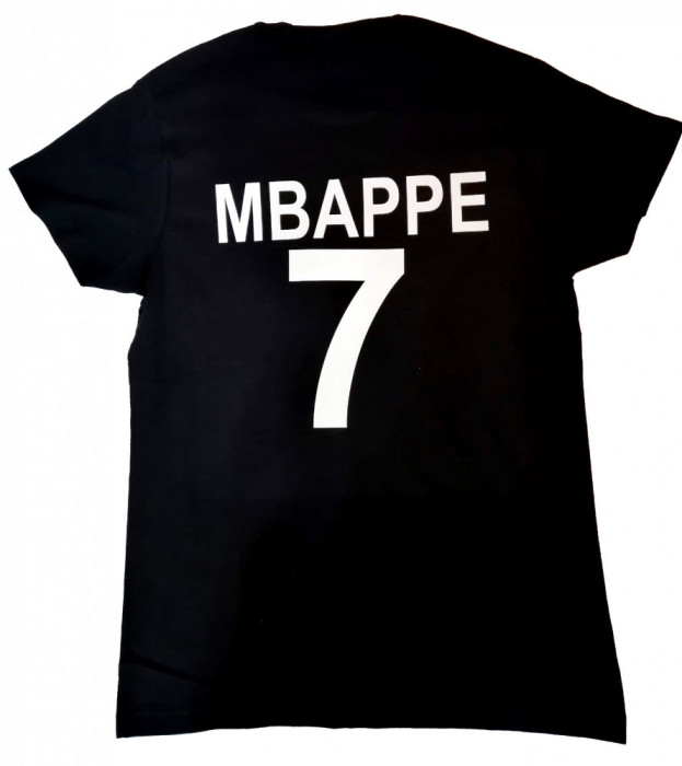 Tricou personalizat negru bumbac cu text si/sau poza, marime S, M, L, XL, XXL