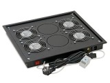 Panou ventilatie Triton pentru rack de podea 19&quot;, 4 ventilatoare