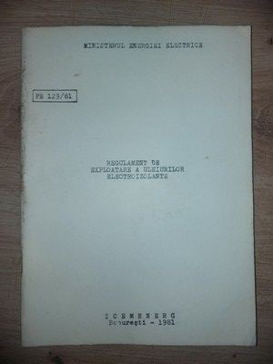 Regulament de exploatare a uleiurilor electroizolante foto