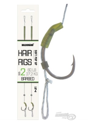 Haldorado - Soft Pop Up Hair Rigs 2 buc./plic - Nr 6 foto