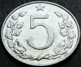 Cumpara ieftin Moneda 5 HALERU - RS CEHOSLOVACIA, anul 1967 * cod 4067 = A.UNC