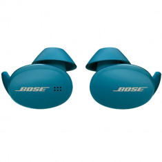 Casti Wireless Bluetooth Sport Earbuds In Ear, Touch Control, Microfon, Albastru foto