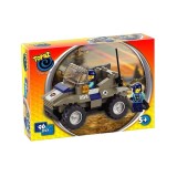 Set de construit tip lego-Masina de teren militara-96 piese, Jad