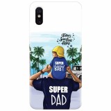 Husa silicon pentru Xiaomi Mi 8 Pro, Super Dad