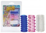 Set 3 Mansoane Pentru Penis Tokio Sleeves, Multicolor