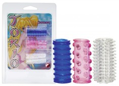 Set 3 Mansoane Pentru Penis Tokio Sleeves, Multicolor foto