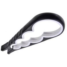 Desfacator pentru Capace de Sticle si Borcane, 4 Marimi Universale pentru Desfacut, Plastic PVC, Negru, Original Deals