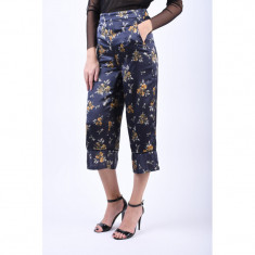 Pantaloni Florali Object Millenium Culotte Bleumarin foto