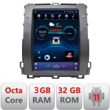 Navigatie Tesla Toyota Prado J120 2002-2009, 4G, CarPlay, Android Auto, 3GB+32GB