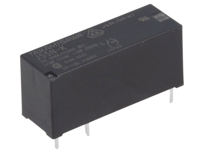 Releu electromagnetic SPDT 5V 8A PCB