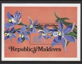 Maldives 1984 - Flori, orhidee, Ausipex, colita neuzata
