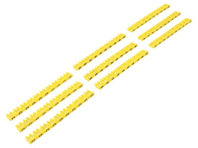 Kit Etichete Cablu Galben 4mm 100buc foto