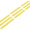 Kit Etichete Cablu Galben 4mm 100buc