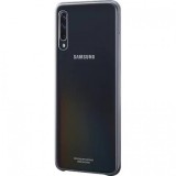 Husa Plastic Samsung A505 Galaxy A50, Gradation Cover, Neagra, Blister EF-AA505CBEGWW Original