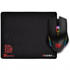 Mouse gaming si mousepad Thermaltake Tt eSPORTS Talon Elite RGB Black foto