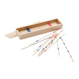 Joc mikado, in cutie din lemn cu capac glisant, 193 x 45 x 26 mm