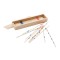 Joc mikado, in cutie din lemn cu capac glisant, 193 x 45 x 26 mm