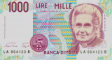 Bancnota Italia 1.000 Lire 1990 - P114a UNC ( semn. Ciampi/ Speziali )