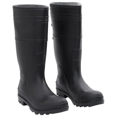 vidaXL Cizme de ploaie, negru, PVC, mărime 43 137592 foto