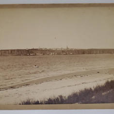 PHOTOGRAPH G. FRIEDERICHS , HELGOLAND - V.D. DUNE GESEHEN , FOTOGRAFIE CABINET , CCA. 1900