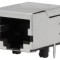 Soclu RJ45 8P8C Ecranat pentru PCB THT